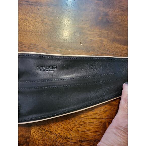 ermanno scervino Wide Genuine Leather Made In Italy Belt - Picture 5 of 6